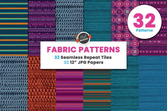 32 Premium Fabric Patterns Collection: A World of Texture for Every Creator
