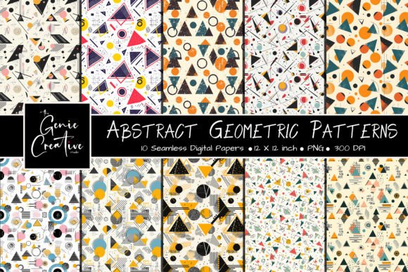 Abstract Geometric Seamless Patterns Set: A Strategic Asset for Creative and Commercial Projects