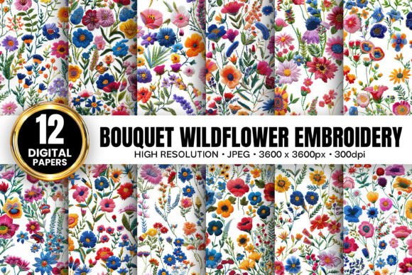 Bouquet Wildflowers Embroidery Patterns: A Practical Review for Digital Creators