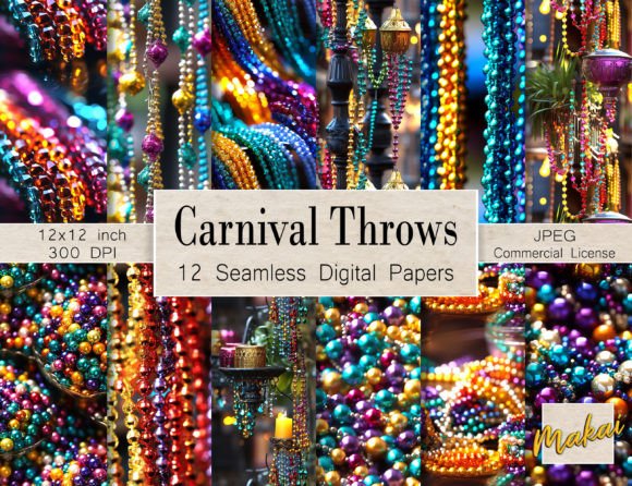 Catch the Spirit of Festivity with Mardi Gras Throws and Beads Patterns