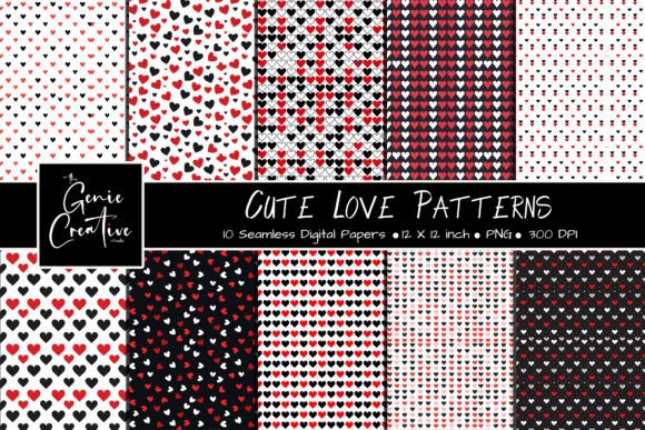 Cute Love Seamless Patterns Set: The Ultimate Solution for Romantic Digital Crafts