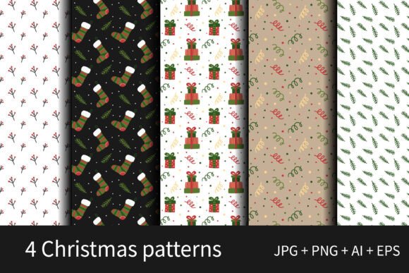Cute Winter Christmas Seamless Patterns: The Ultimate Solution for Festive Design Projects