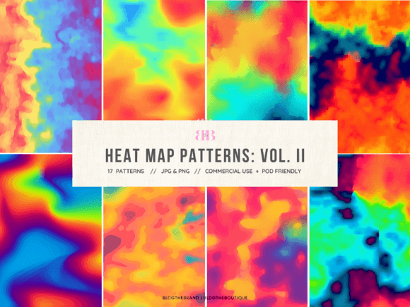 Integrating 17 Abstract Heat Map Seamless Patterns into Modern Digital Design Workflows