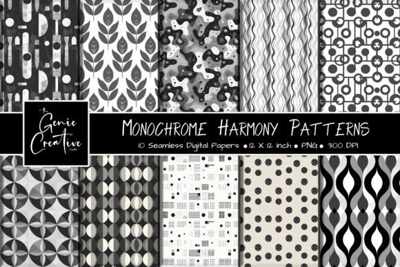 Monochrome Harmony: The Ultimate Guide to Seamless Digital Patterns for Modern Creativity