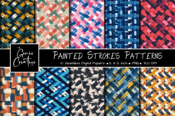 Painted Strokes Seamless Patterns Set: A Practical Evaluation for Digital Creators