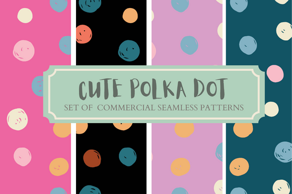 Polka Dots Seamless Patterns: Versatile and Timeless for Creative Projects