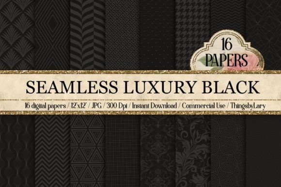Seamless Luxury Black Basic Patterns: A Comprehensive Guide to Premium Digital Textures
